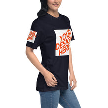 Lade das Bild in den Galerie-Viewer, Kurzärmeliges bequeme T-Shirt Damen/Frauen GTS907654 selbst gestalten und bedrucken