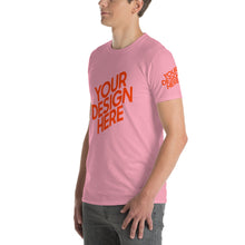 Lade das Bild in den Galerie-Viewer, Bequeme Kurzärmeliges T-shirt Herren/Männer selbst gestalten und bedrucken