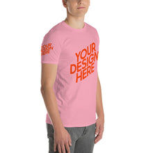 Lade das Bild in den Galerie-Viewer, Bequeme Kurzärmeliges T-shirt Herren/Männer selbst gestalten und bedrucken