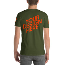 Lade das Bild in den Galerie-Viewer, Bequeme Kurzärmeliges T-shirt Herren/Männer selbst gestalten und bedrucken