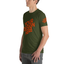 Lade das Bild in den Galerie-Viewer, Bequeme Kurzärmeliges T-shirt Herren/Männer selbst gestalten und bedrucken