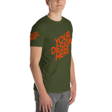 Lade das Bild in den Galerie-Viewer, Bequeme Kurzärmeliges T-shirt Herren/Männer selbst gestalten und bedrucken