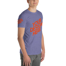Lade das Bild in den Galerie-Viewer, Bequeme Kurzärmeliges T-shirt Herren/Männer selbst gestalten und bedrucken