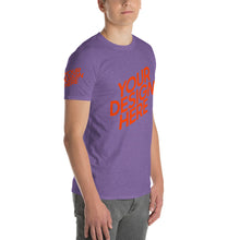 Lade das Bild in den Galerie-Viewer, Bequeme Kurzärmeliges T-shirt Herren/Männer selbst gestalten und bedrucken