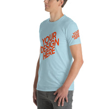 Lade das Bild in den Galerie-Viewer, Bequeme Kurzärmeliges T-shirt Herren/Männer selbst gestalten und bedrucken