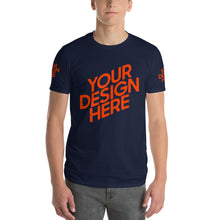 Lade das Bild in den Galerie-Viewer, Bequeme Kurzärmeliges T-shirt Herren/Männer selbst gestalten und bedrucken