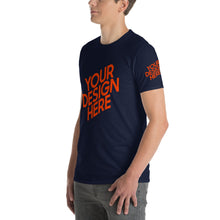Lade das Bild in den Galerie-Viewer, Bequeme Kurzärmeliges T-shirt Herren/Männer selbst gestalten und bedrucken