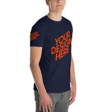 Lade das Bild in den Galerie-Viewer, Bequeme Kurzärmeliges T-shirt Herren/Männer selbst gestalten und bedrucken