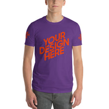 Lade das Bild in den Galerie-Viewer, Bequeme Kurzärmeliges T-shirt Herren/Männer selbst gestalten und bedrucken