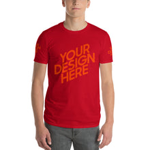 Lade das Bild in den Galerie-Viewer, Bequeme Kurzärmeliges T-shirt Herren/Männer selbst gestalten und bedrucken
