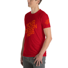 Lade das Bild in den Galerie-Viewer, Bequeme Kurzärmeliges T-shirt Herren/Männer selbst gestalten und bedrucken