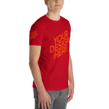Lade das Bild in den Galerie-Viewer, Bequeme Kurzärmeliges T-shirt Herren/Männer selbst gestalten und bedrucken