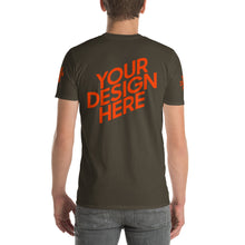 Lade das Bild in den Galerie-Viewer, Bequeme Kurzärmeliges T-shirt Herren/Männer selbst gestalten und bedrucken