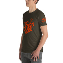 Lade das Bild in den Galerie-Viewer, Bequeme Kurzärmeliges T-shirt Herren/Männer selbst gestalten und bedrucken