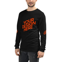 Lade das Bild in den Galerie-Viewer, Langarm-T-Shirt deine Stil Herren/Männer selbst gestalten und bedrucken