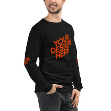 Lade das Bild in den Galerie-Viewer, Langarm-T-Shirt deine Stil Herren/Männer selbst gestalten und bedrucken