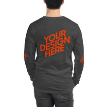 Lade das Bild in den Galerie-Viewer, Langarm-T-Shirt deine Stil Herren/Männer selbst gestalten und bedrucken
