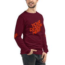 Lade das Bild in den Galerie-Viewer, Langarm-T-Shirt deine Stil Herren/Männer selbst gestalten und bedrucken