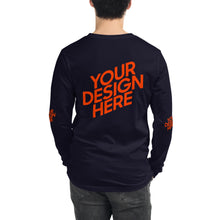 Lade das Bild in den Galerie-Viewer, Langarm-T-Shirt deine Stil Herren/Männer selbst gestalten und bedrucken