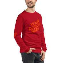 Lade das Bild in den Galerie-Viewer, Langarm-T-Shirt deine Stil Herren/Männer selbst gestalten und bedrucken