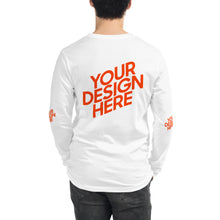 Lade das Bild in den Galerie-Viewer, Langarm-T-Shirt deine Stil Herren/Männer selbst gestalten und bedrucken