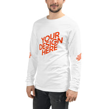 Lade das Bild in den Galerie-Viewer, Langarm-T-Shirt deine Stil Herren/Männer selbst gestalten und bedrucken
