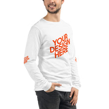 Lade das Bild in den Galerie-Viewer, Langarm-T-Shirt deine Stil Herren/Männer selbst gestalten und bedrucken