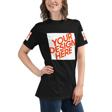 Lade das Bild in den Galerie-Viewer, Bio-T-Shirt Damen/Frauen selbst gestalten und bedrucken