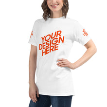 Lade das Bild in den Galerie-Viewer, Bio-T-Shirt Damen/Frauen selbst gestalten und bedrucken