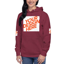 Lade das Bild in den Galerie-Viewer, Die Kapuzenpullover Damen/Frauen selbst gestalten und bedrucken