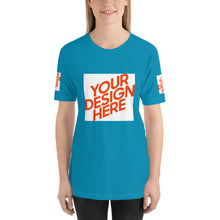 Lade das Bild in den Galerie-Viewer, Cool Kurzärmeliges T-Shirt Damen/Frauen selbst gestalten und bedrucken
