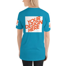 Lade das Bild in den Galerie-Viewer, Cool Kurzärmeliges T-Shirt Damen/Frauen selbst gestalten und bedrucken