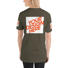 Lade das Bild in den Galerie-Viewer, Cool Kurzärmeliges T-Shirt Damen/Frauen selbst gestalten und bedrucken
