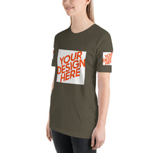Lade das Bild in den Galerie-Viewer, Cool Kurzärmeliges T-Shirt Damen/Frauen selbst gestalten und bedrucken