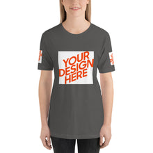 Lade das Bild in den Galerie-Viewer, Cool Kurzärmeliges T-Shirt Damen/Frauen selbst gestalten und bedrucken