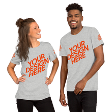 Lade das Bild in den Galerie-Viewer, Kurzärmeliges T-Shirt in verschidene Farben selbst gestalten für Männer und Frauen