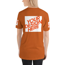 Lade das Bild in den Galerie-Viewer, Cool Kurzärmeliges T-Shirt Damen/Frauen selbst gestalten und bedrucken