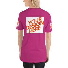 Lade das Bild in den Galerie-Viewer, Cool Kurzärmeliges T-Shirt Damen/Frauen selbst gestalten und bedrucken