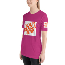 Lade das Bild in den Galerie-Viewer, Cool Kurzärmeliges T-Shirt Damen/Frauen selbst gestalten und bedrucken