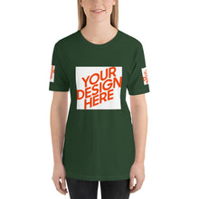 Lade das Bild in den Galerie-Viewer, Cool Kurzärmeliges T-Shirt Damen/Frauen selbst gestalten und bedrucken