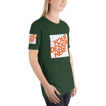 Lade das Bild in den Galerie-Viewer, Cool Kurzärmeliges T-Shirt Damen/Frauen selbst gestalten und bedrucken