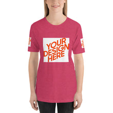 Lade das Bild in den Galerie-Viewer, Cool Kurzärmeliges T-Shirt Damen/Frauen selbst gestalten und bedrucken