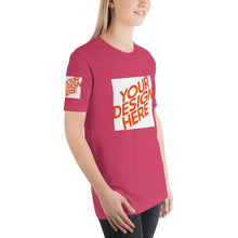 Lade das Bild in den Galerie-Viewer, Cool Kurzärmeliges T-Shirt Damen/Frauen selbst gestalten und bedrucken