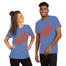 Lade das Bild in den Galerie-Viewer, Kurzärmeliges T-Shirt in verschidene Farben selbst gestalten für Männer und Frauen