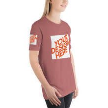 Lade das Bild in den Galerie-Viewer, Cool Kurzärmeliges T-Shirt Damen/Frauen selbst gestalten und bedrucken