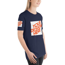 Lade das Bild in den Galerie-Viewer, Cool Kurzärmeliges T-Shirt Damen/Frauen selbst gestalten und bedrucken