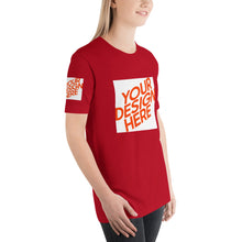 Lade das Bild in den Galerie-Viewer, Cool Kurzärmeliges T-Shirt Damen/Frauen selbst gestalten und bedrucken