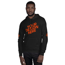 Lade das Bild in den Galerie-Viewer, Fleece Vlies-Hoodie Kapuzenpullover Herren/Männer selbst gestalten und bedrucken