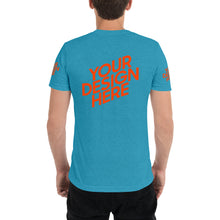 Lade das Bild in den Galerie-Viewer, Kurzärmeliges T-Shirt Tri-Blend Herren/Männer selbst gestalten und bedrucken