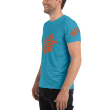 Lade das Bild in den Galerie-Viewer, Kurzärmeliges T-Shirt Tri-Blend Herren/Männer selbst gestalten und bedrucken